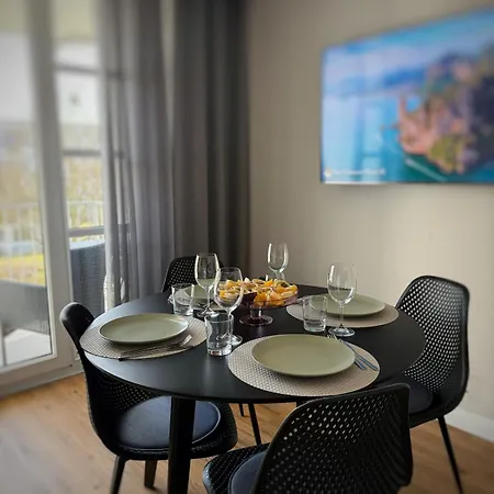 公寓 Carree 31 Balkon, Privatparkplatz, Aufzug, Kaffee