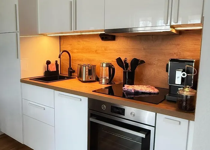 Carree 31 Balkon, Privatparkplatz, Aufzug, Kaffee Apartament Chemnitz